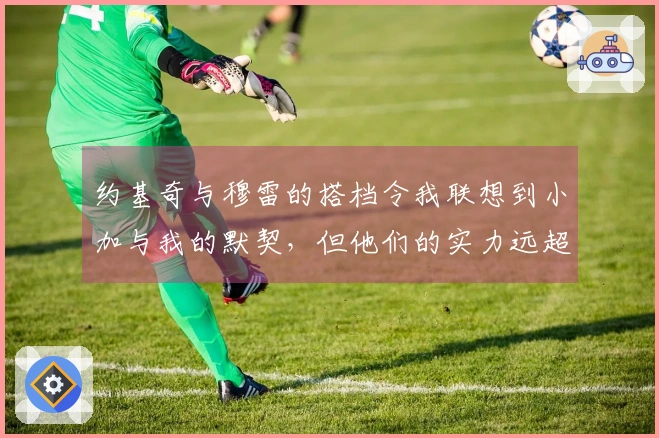 约基奇与穆雷的搭档令我联想到小加与我的默契，但他们的实力远超我们。